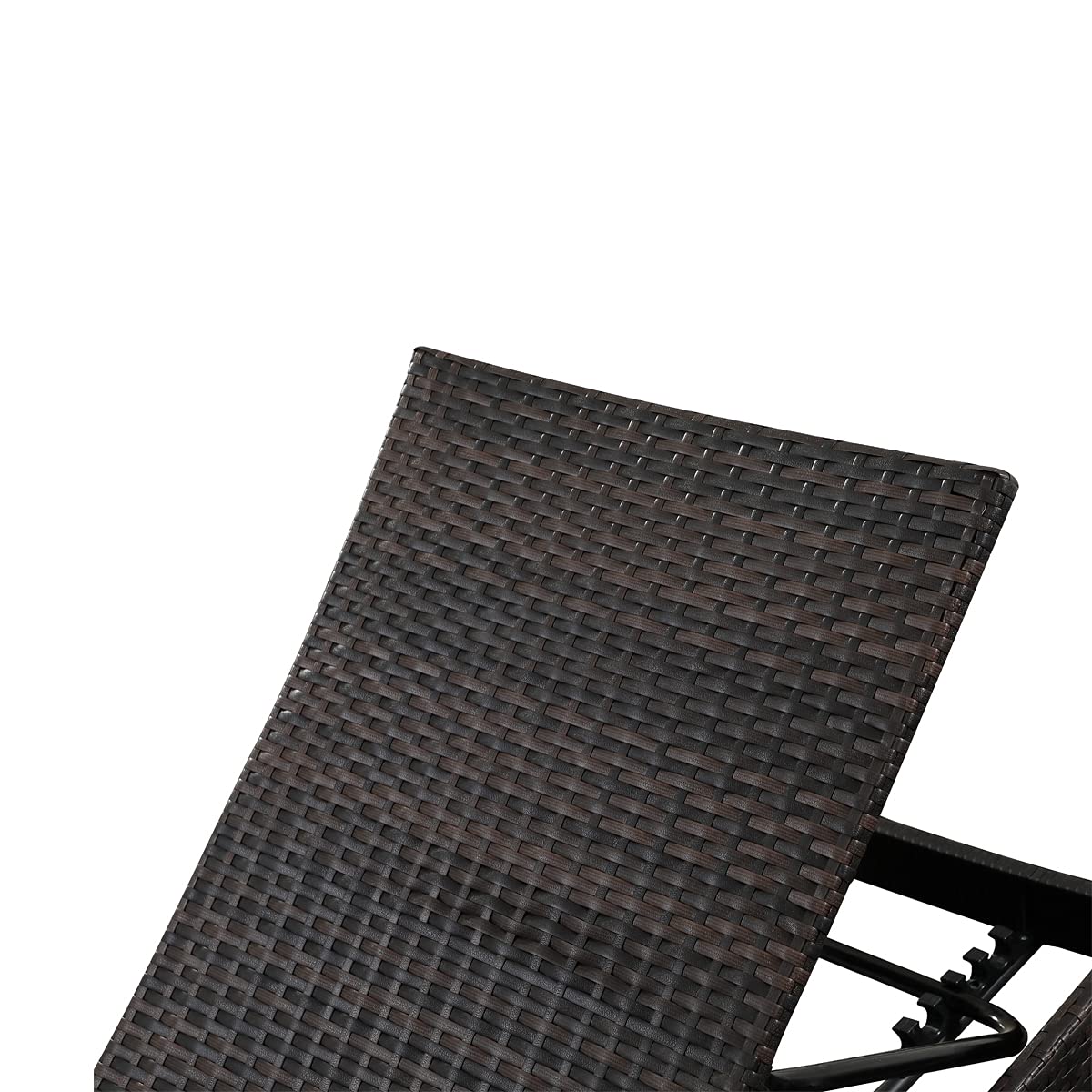 79'' Long Reclining Chaise Lounge Set (Set of 2),Outdoor Wicker Chair