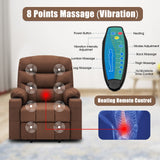 Power Lift Recliner Chair for Elderly with Heated Vibration Massage Chairs