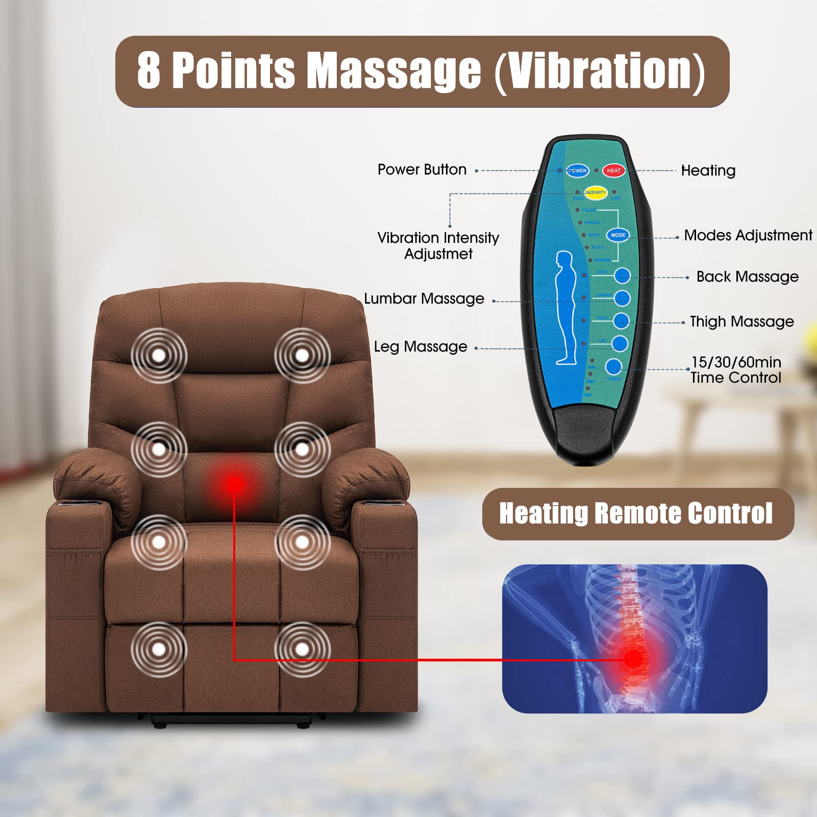 LiftWell Power Lift Recliner Chair – USB & Eco-Friendly Timber Frame
