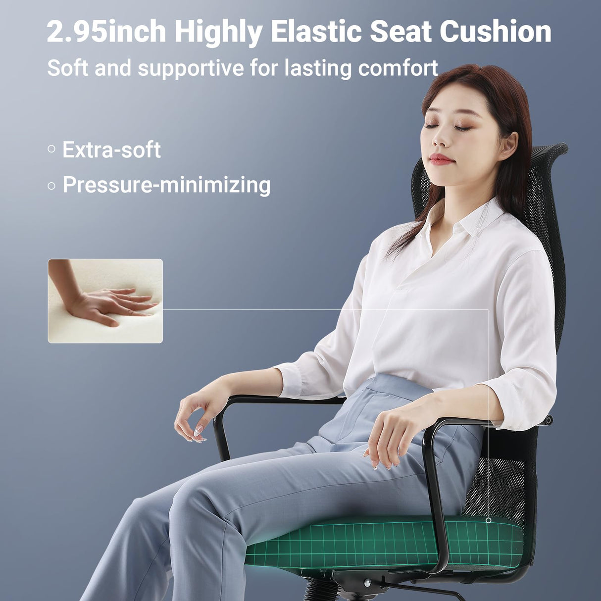 M101C Ergonomic Office Chair-High Back Mesh Office Chair