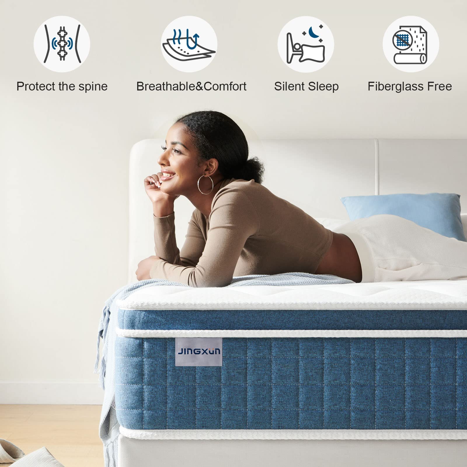 10 Inch Hybrid Mattress with Gel Memory Foam