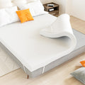 Memory Foam Mattress Topper Queen Size, 3 Inch Gel-Infused Cooling Mattress Pad Cover