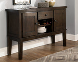 Haddigan New Traditional Dining Room Buffet with Wine Rack