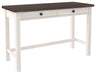 Dorrinson Modern Farmhouse 47" Home Office Desk with 2 Drawers