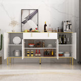 Modern 63" Long Buffet Sideboard Console Table