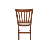 STAKMORE School House Folding Chair, Wood, Cherry Finish