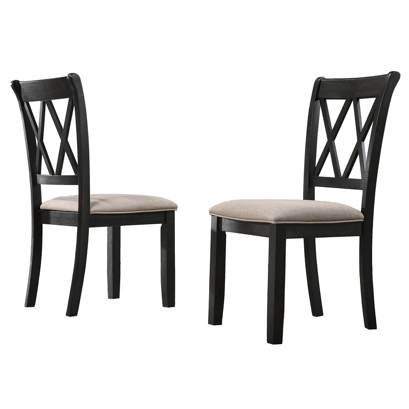 Windvale Fabric Upholstered Dining Chair, Set of 2