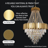 Crystal Chandeliers Contemporary Chandelier Foyer Entryway Lighting