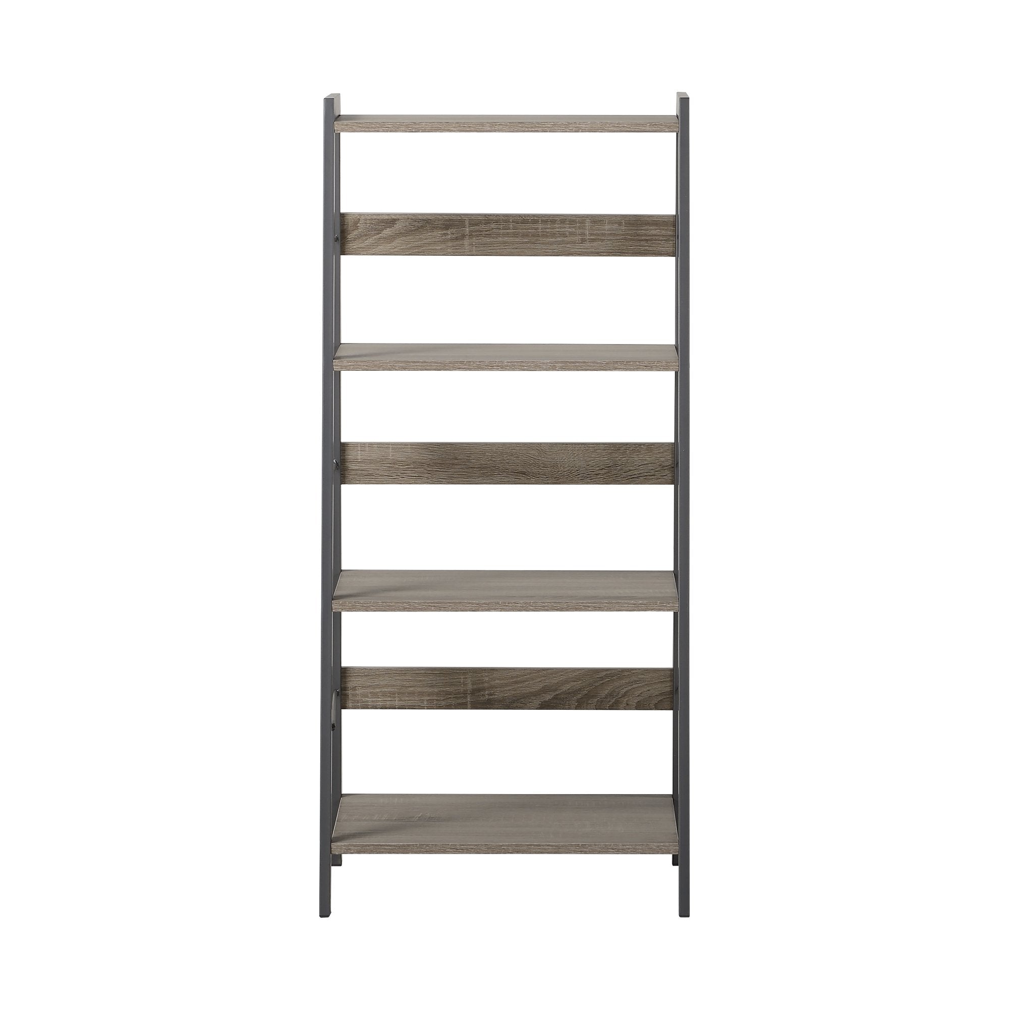 Soho Modern Home Office Desk & 4-Shelf Bookcase