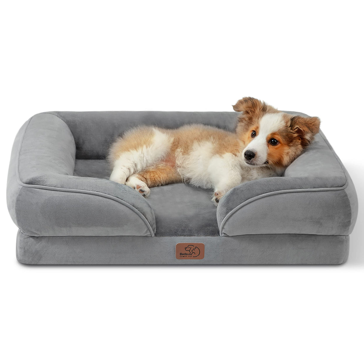 Orthopedic Dog Bed for Medium Dogs -Foam Sofa with Removable Washable Cover