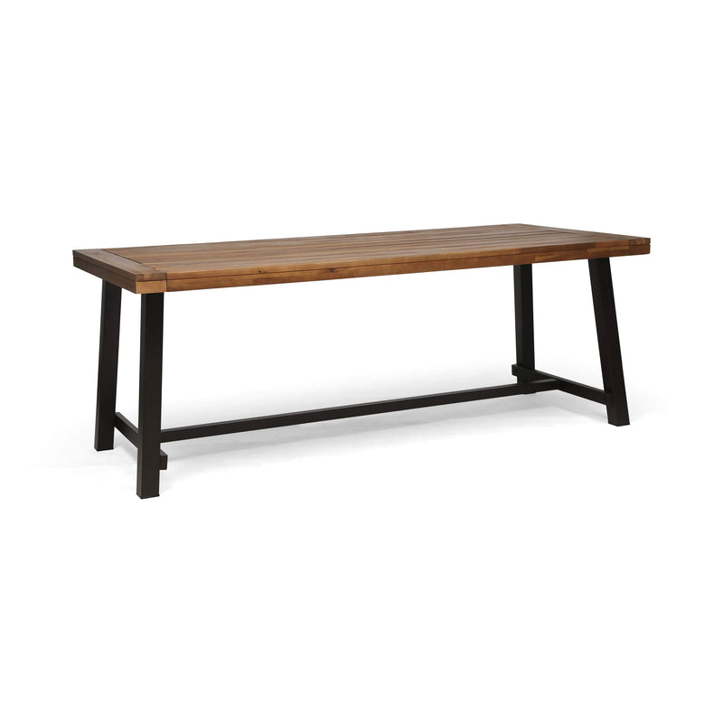 Beau Outdoor Eight Seater Wooden Dining Table