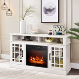 Electric Fireplace TV Stand for TVs Up to 50 Inch