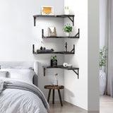 Floating Corner Shelves for Wall Décor Storage