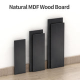 Black Wall Mounted Shelves Set of 5 - Sturdy and Decorative Storage Floating Shelf