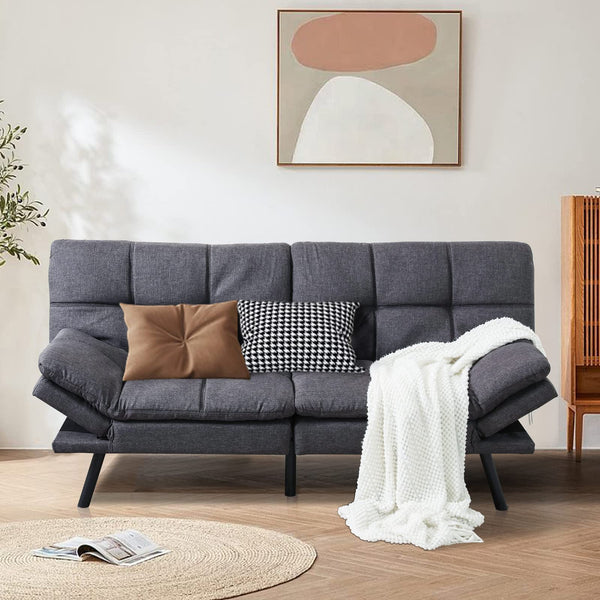 Futon Convertible Sofa Bed Futon Couch Memory Foam Futon Sleeper Sofa Loveseat
