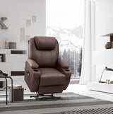 Electric Power Lift Recliner Chair PU Leather Sofa Chair for Elderly with Massage