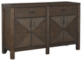 Dellbeck Contemporary Dining Room Buffet or Server, Brown