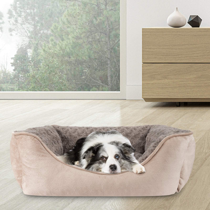Rectangle Dog Bed for Large Medium Small Dogs Machine Washable Sleeping Sofa