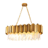 Modern Crystal Chandelier Lighting 8 Lights Pendant Lights Fixture