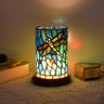 Small Tiffany Lamp for Bedrooms Ambient Table Nightstand Light Desk