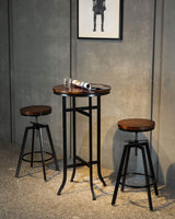 Bar Bistro Cocktail Pedestal Tables for Kitchen, Dining Room - Bistro, Coffee