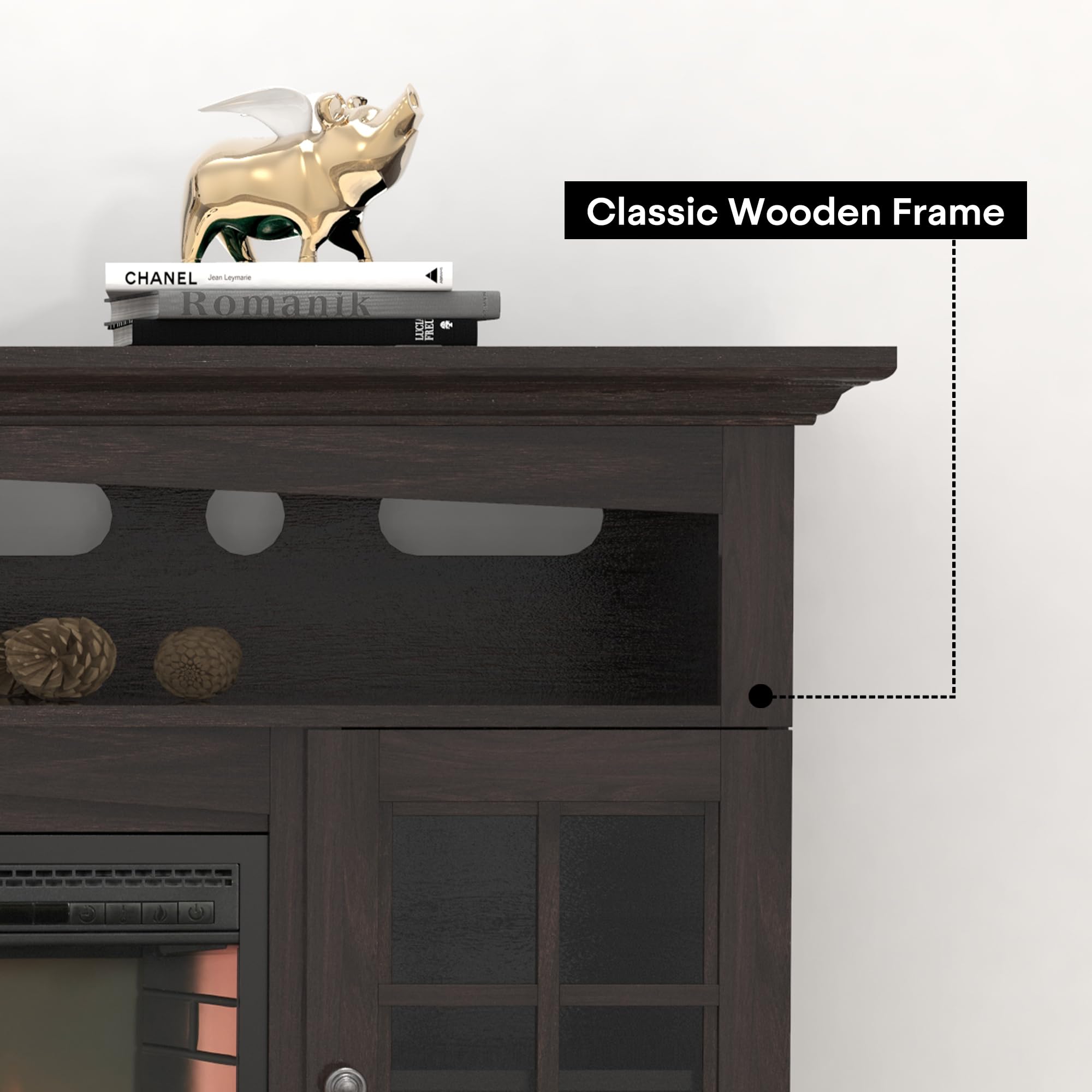 TV  Entertainment Center with 28" Fireplace