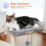 Cat Tree Tower for Indoor Cats with Private Cozy Cat Condo