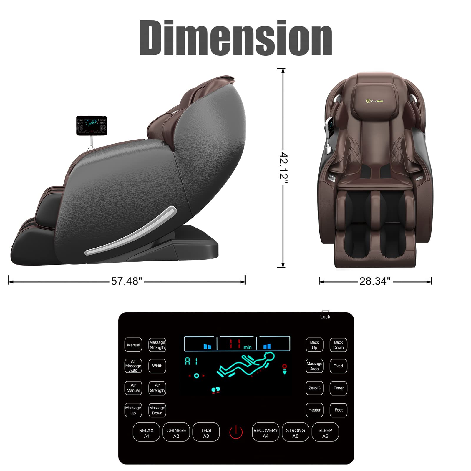 TheraLux SL-Track Massage Chair – Zero Gravity, 6 Modes & Foot Rollers