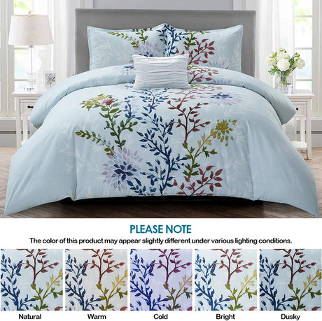 4 Pieces 100% Cotton Soft and Comfort Floral Bed