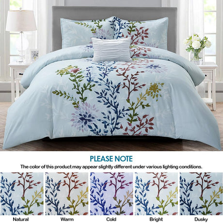 4 Pieces 100% Cotton Soft and Comfort Floral