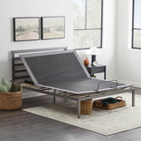 Cassidy Metal Platform Bed Frame with Metal Headboard - Box Spring Not Required