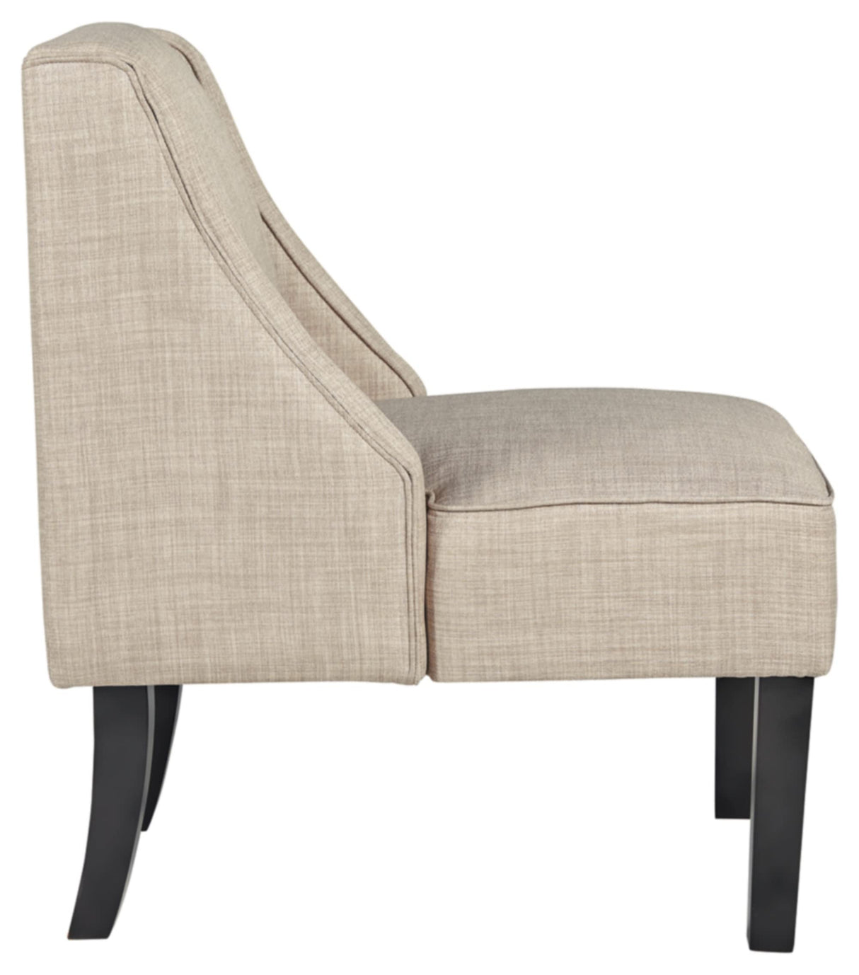 Janesley Modern Wingback Accent Chair, Beige