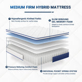 King Size Mattress, 12 Inch Hybrid King Mattress