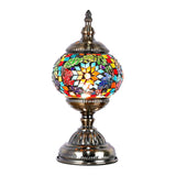 Turkish Mosaic Glass Decorative Table Lamp Moroccan Lantern