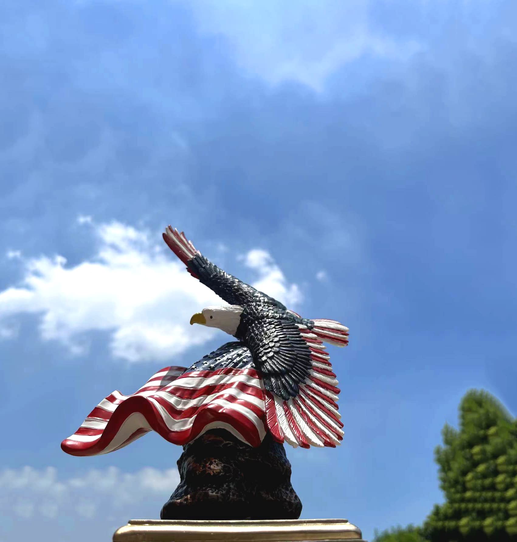 Eagle Statue Home Decoration Collectible Figurines - Office, Garden