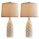 23.75 inch Modern Ceramic Lamps Set of 2