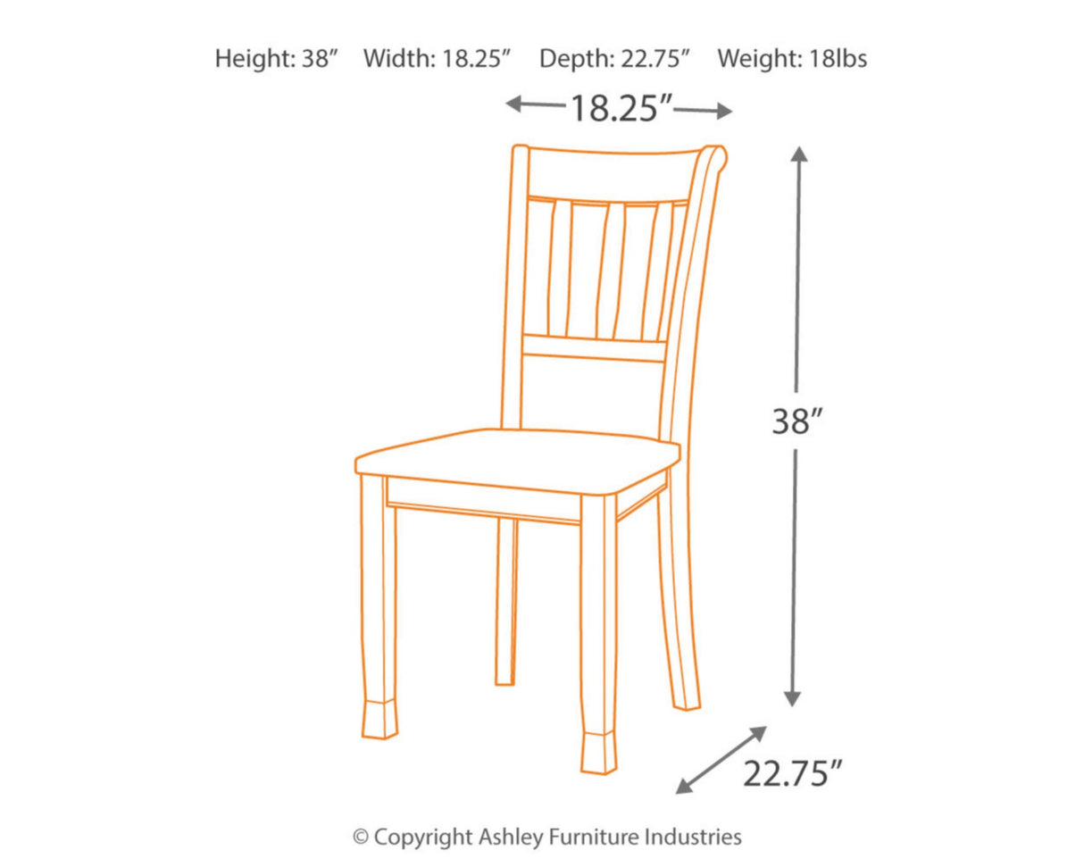 Owingsville Modern Farmhouse Dining Room Side Chair, 2 Count