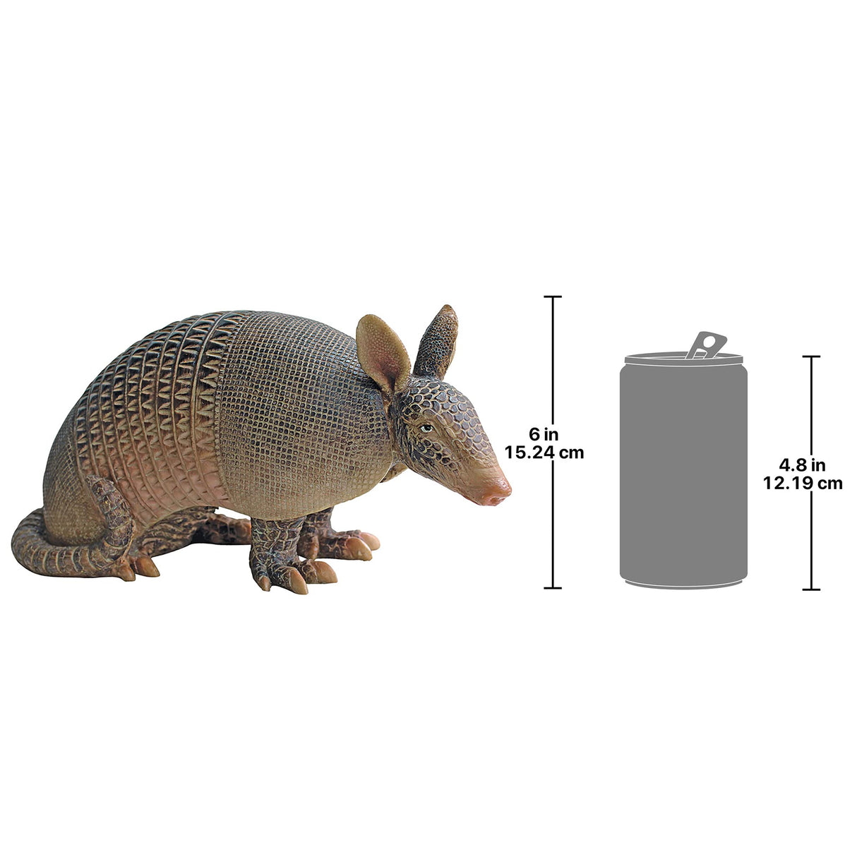 QM2466400 Tank The Armadillo Name: Indoor/Outdoor Animal Statue