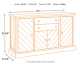 Signature Design by Ashley Grindleburg Farmhouse Reclaimed Wood