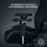 Iskur XL Gaming Chair: Ergonomic Lumbar Support System - Multi-Layered Synthetic Leather Foam Cushions