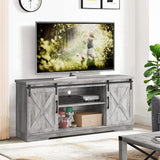 Farmhouse TV Stand for 65 inch TV, Farmhouse Entertainment Center