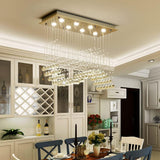 8-Lights Modern K9 Crystal Chandelier Light Fixture