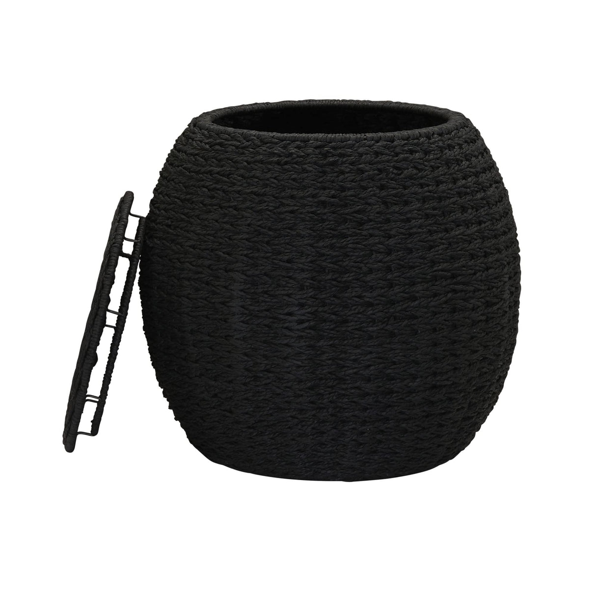 Handwoven Paper Rope Barrel Wicker