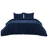 Queen Comforter Set with Sheets - 4 Pieces Soft Navy Blue Bedding Sets