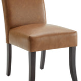 Upholstered Kitchen & Dining Room Chairs with High Back, Faux Leather Dining Chairs