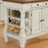 Kitchen Island Americana Dual Side Storage Cabinet