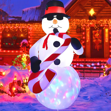 8 FT Christmas Inflatables Snowman Outdoor Christmas