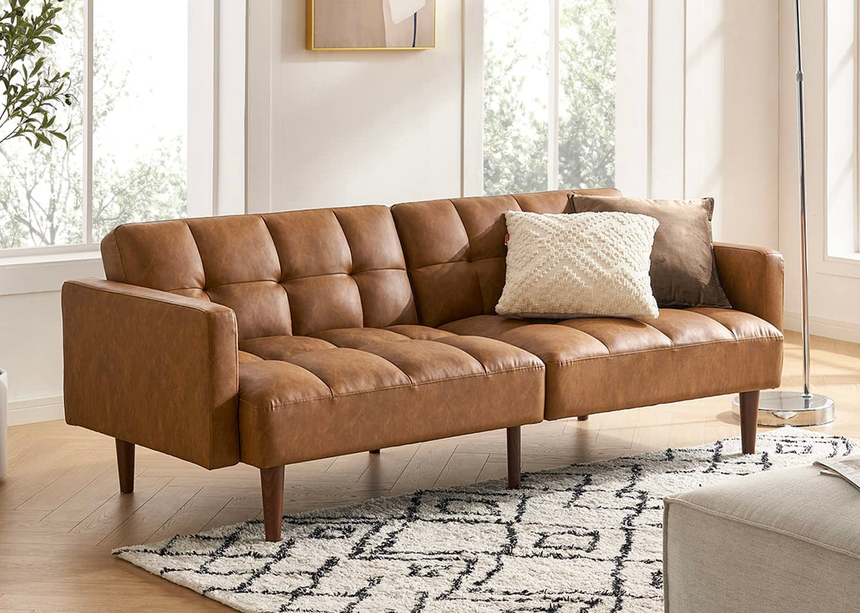 Aaron Couch, Futon Sofa Bed, Sleeper Sofa, Loveseat, Couches for Living Room