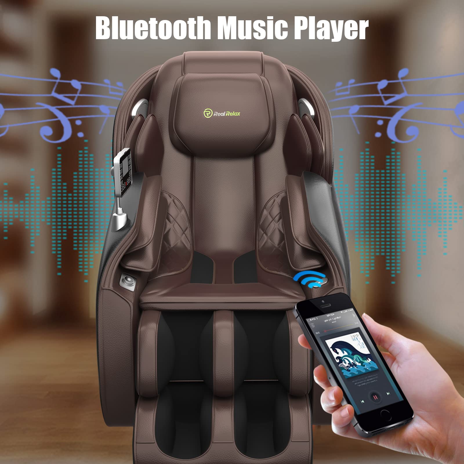 ZenMotion SL-Track Massage Chair – Zero Gravity, Bluetooth & Foot Rollers