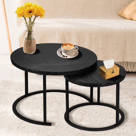 Round Nesting Coffee Set